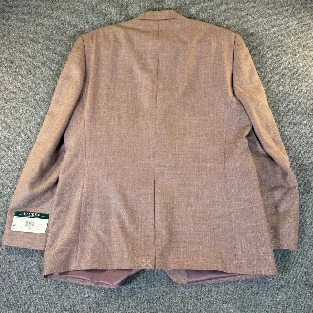 Lauren Ralph Lauren Mens Ultraflex Lexington Sport Coat Rose Pink 43R NWT